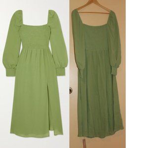 Reformation Cello Dress in Crocodile (size large)